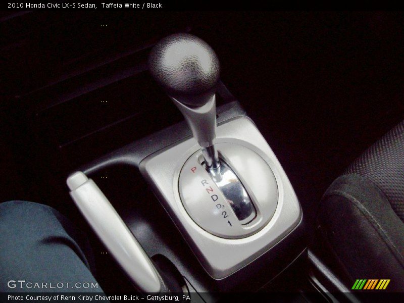 Taffeta White / Black 2010 Honda Civic LX-S Sedan