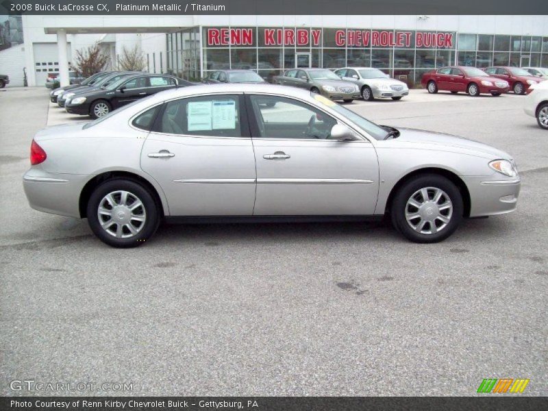 Platinum Metallic / Titanium 2008 Buick LaCrosse CX