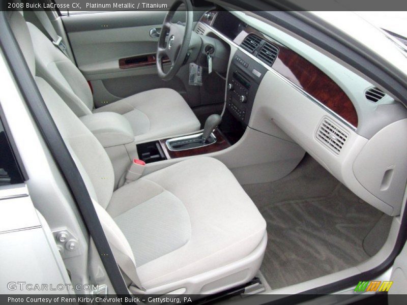 Platinum Metallic / Titanium 2008 Buick LaCrosse CX