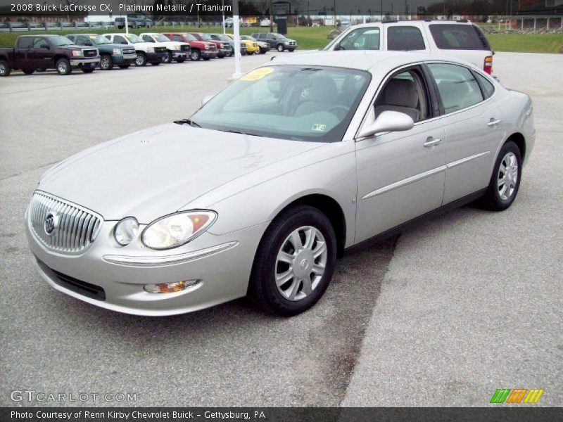 Platinum Metallic / Titanium 2008 Buick LaCrosse CX