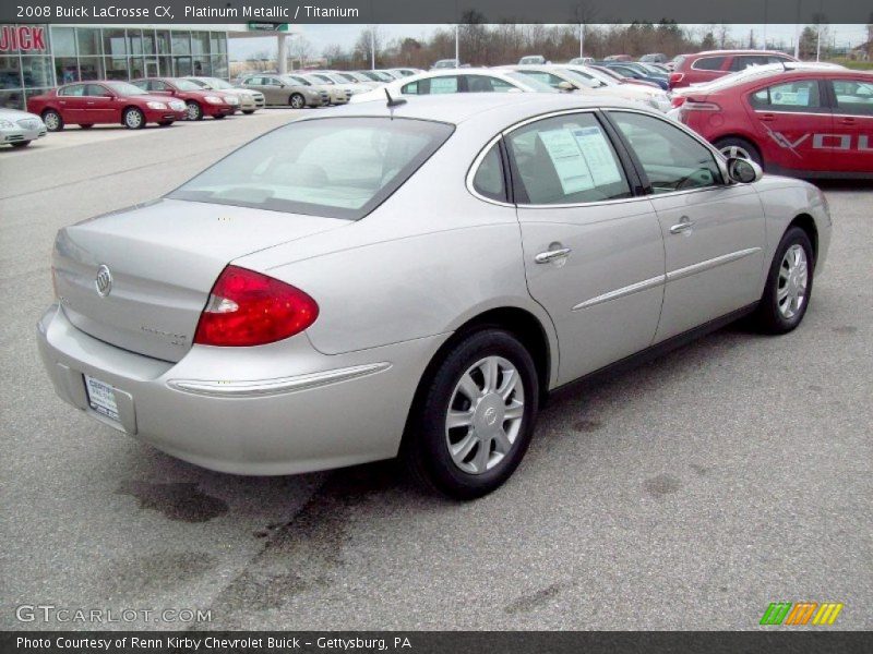 Platinum Metallic / Titanium 2008 Buick LaCrosse CX