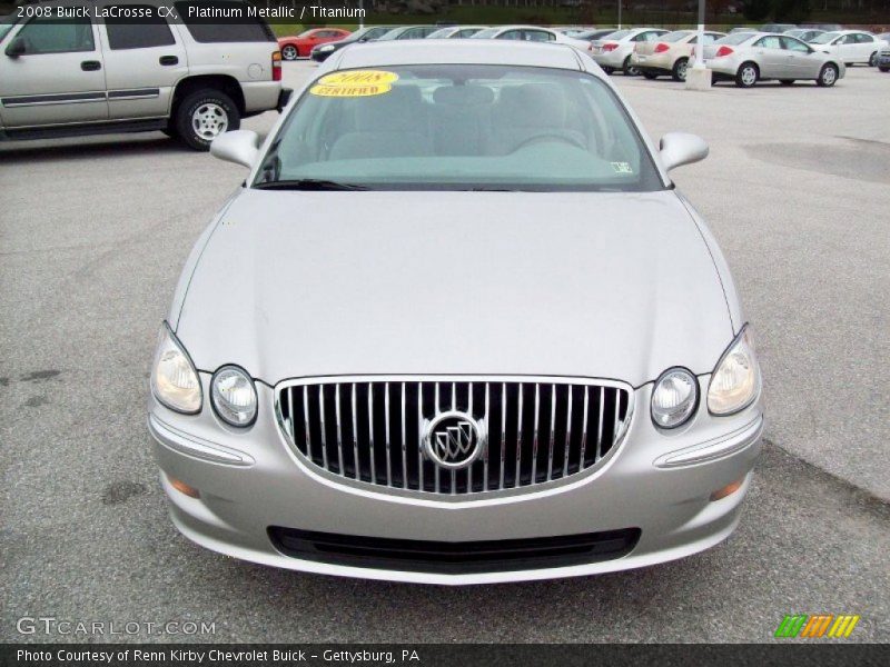 Platinum Metallic / Titanium 2008 Buick LaCrosse CX