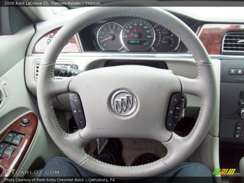 Platinum Metallic / Titanium 2008 Buick LaCrosse CX