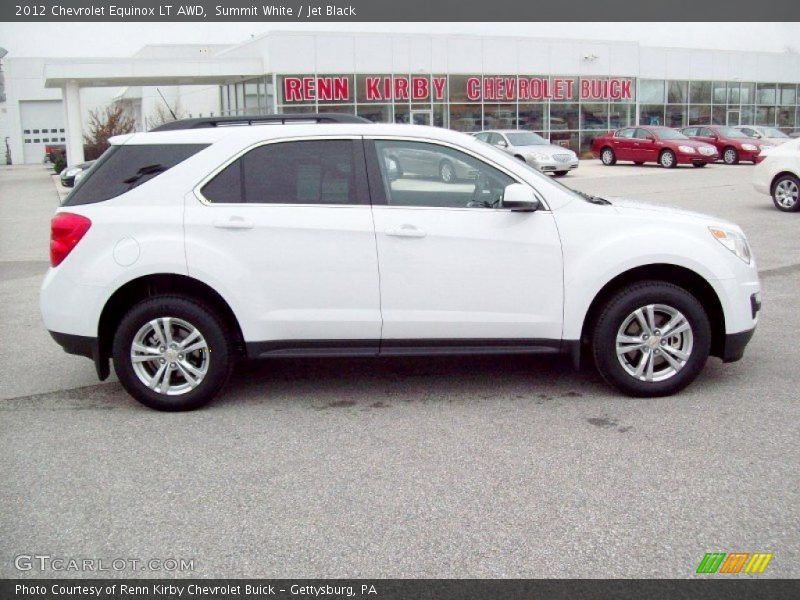 Summit White / Jet Black 2012 Chevrolet Equinox LT AWD