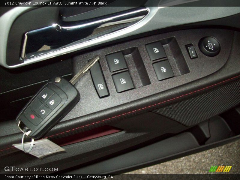 Summit White / Jet Black 2012 Chevrolet Equinox LT AWD