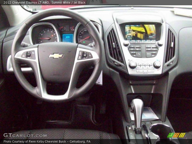 Summit White / Jet Black 2012 Chevrolet Equinox LT AWD
