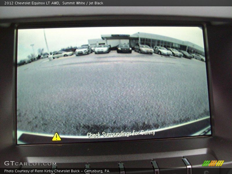 Summit White / Jet Black 2012 Chevrolet Equinox LT AWD