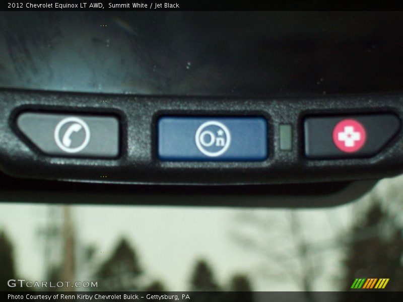 Summit White / Jet Black 2012 Chevrolet Equinox LT AWD