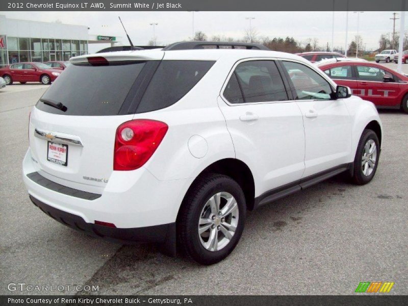 Summit White / Jet Black 2012 Chevrolet Equinox LT AWD
