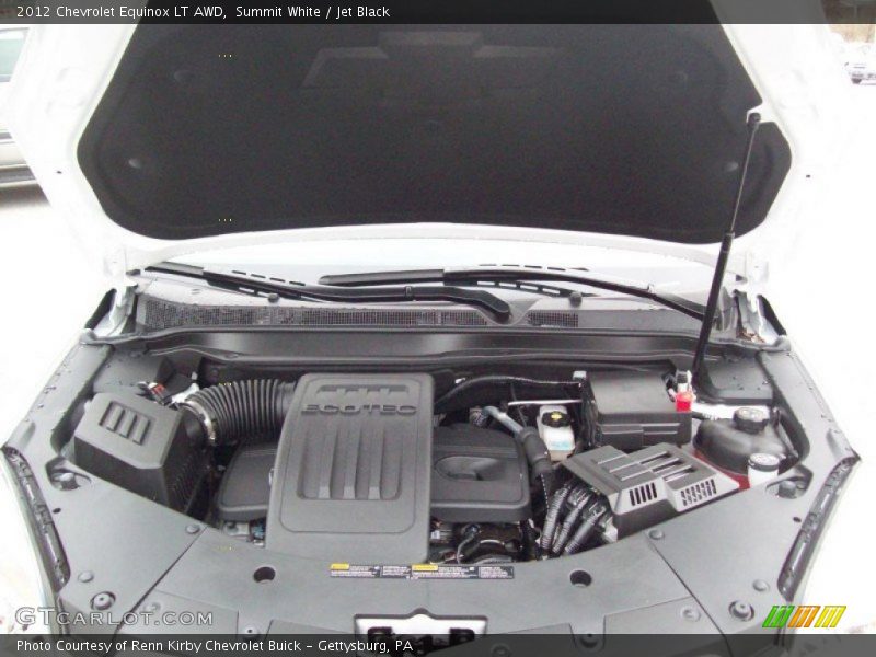 Summit White / Jet Black 2012 Chevrolet Equinox LT AWD