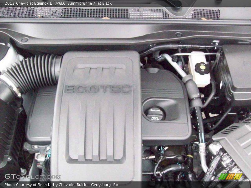 Summit White / Jet Black 2012 Chevrolet Equinox LT AWD