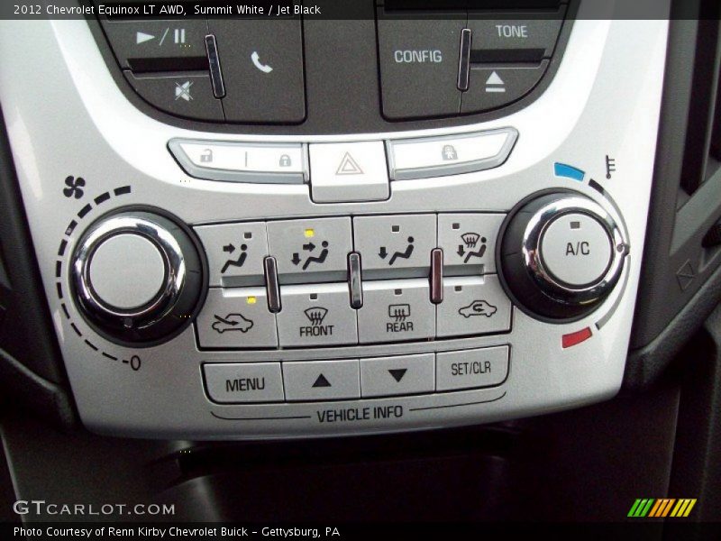 Summit White / Jet Black 2012 Chevrolet Equinox LT AWD