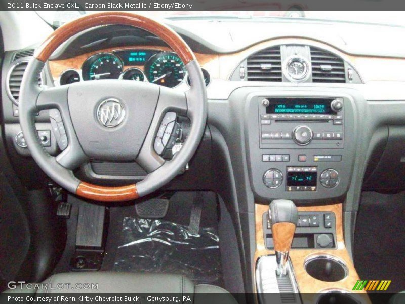 Carbon Black Metallic / Ebony/Ebony 2011 Buick Enclave CXL