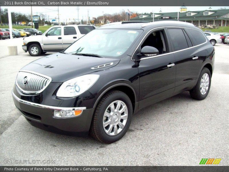 Carbon Black Metallic / Ebony/Ebony 2011 Buick Enclave CXL