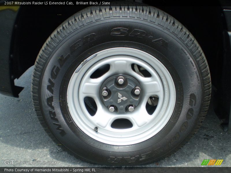 Brilliant Black / Slate 2007 Mitsubishi Raider LS Extended Cab