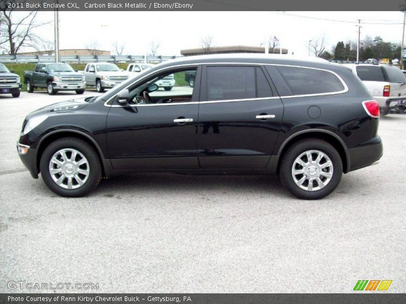 Carbon Black Metallic / Ebony/Ebony 2011 Buick Enclave CXL