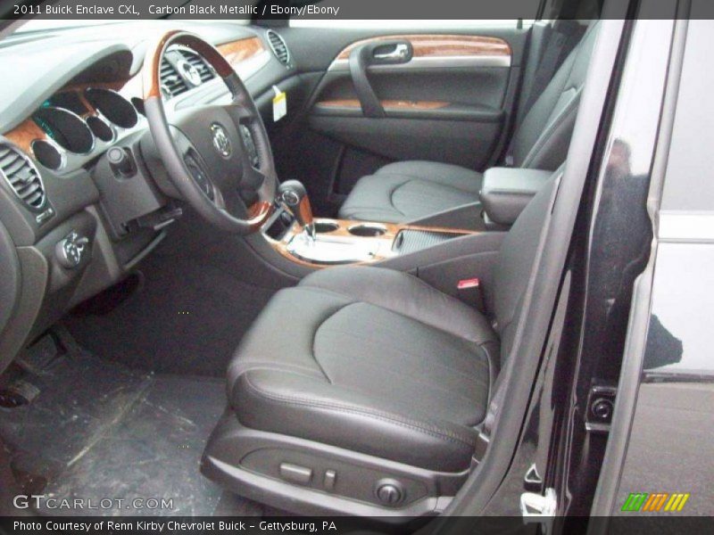 Carbon Black Metallic / Ebony/Ebony 2011 Buick Enclave CXL