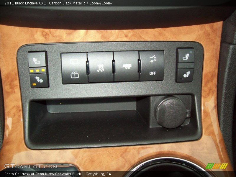 Carbon Black Metallic / Ebony/Ebony 2011 Buick Enclave CXL