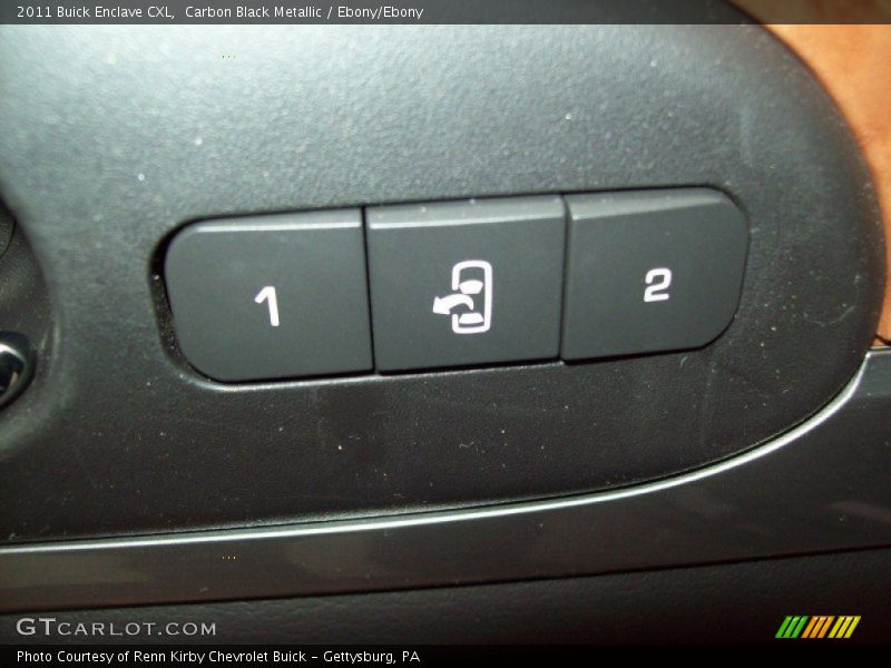 Carbon Black Metallic / Ebony/Ebony 2011 Buick Enclave CXL