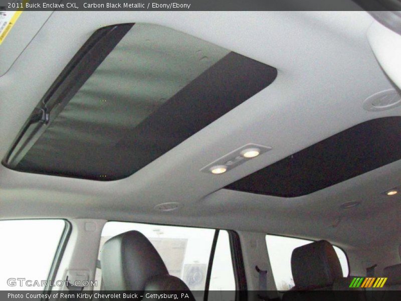 Carbon Black Metallic / Ebony/Ebony 2011 Buick Enclave CXL