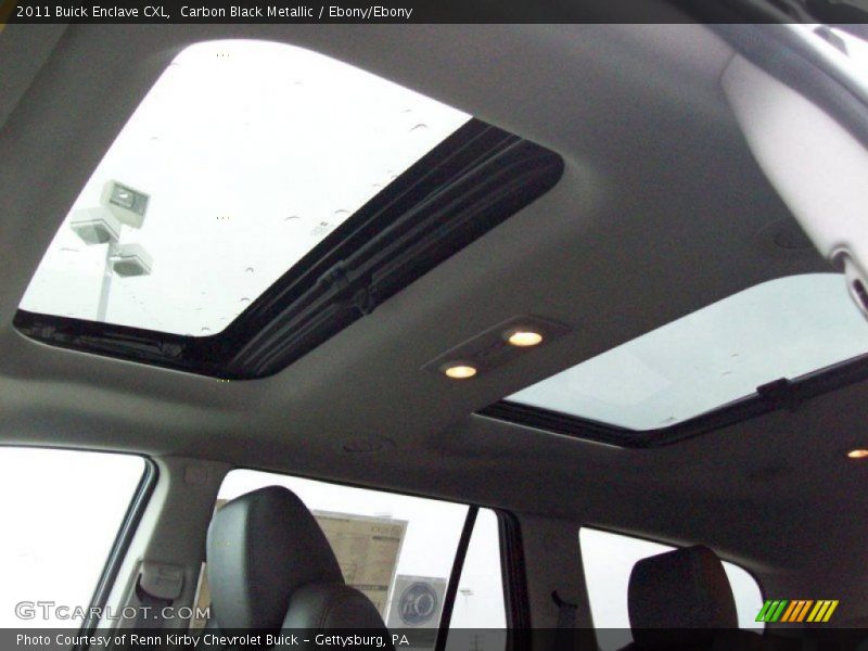 Carbon Black Metallic / Ebony/Ebony 2011 Buick Enclave CXL