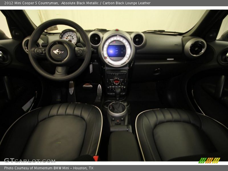 Absolute Black Metallic / Carbon Black Lounge Leather 2012 Mini Cooper S Countryman