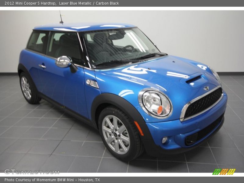 Laser Blue Metallic / Carbon Black 2012 Mini Cooper S Hardtop