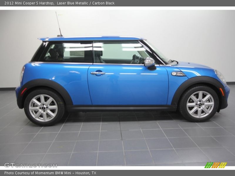 Laser Blue Metallic / Carbon Black 2012 Mini Cooper S Hardtop