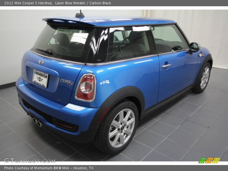 Laser Blue Metallic / Carbon Black 2012 Mini Cooper S Hardtop