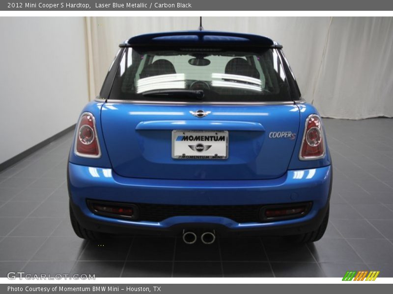 Laser Blue Metallic / Carbon Black 2012 Mini Cooper S Hardtop