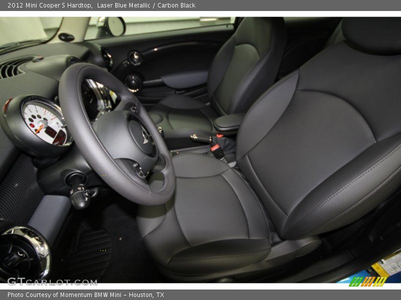 Laser Blue Metallic / Carbon Black 2012 Mini Cooper S Hardtop