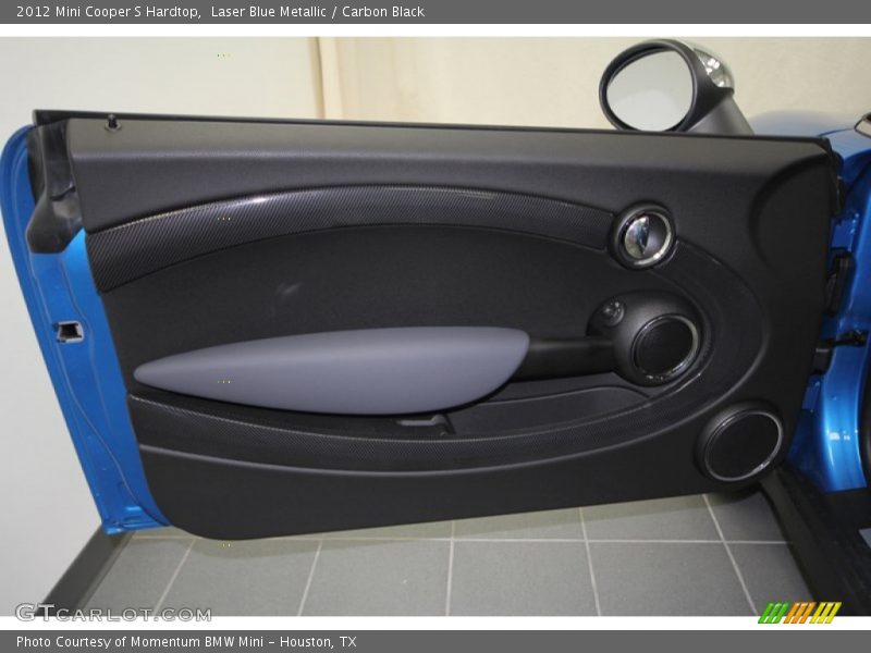 Laser Blue Metallic / Carbon Black 2012 Mini Cooper S Hardtop