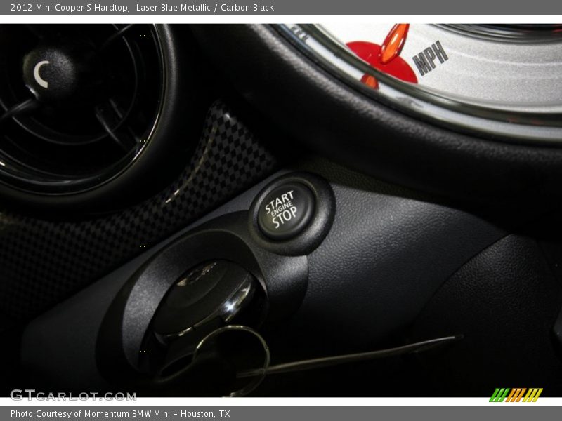Laser Blue Metallic / Carbon Black 2012 Mini Cooper S Hardtop