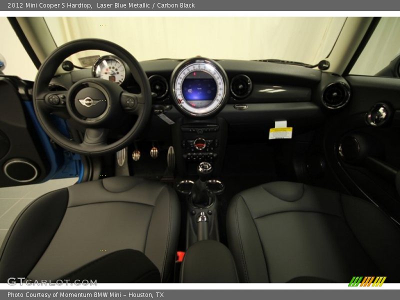 Laser Blue Metallic / Carbon Black 2012 Mini Cooper S Hardtop