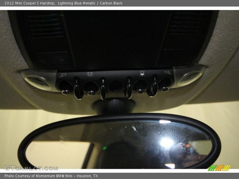 Lightning Blue Metallic / Carbon Black 2012 Mini Cooper S Hardtop