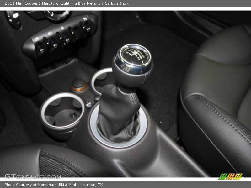 Lightning Blue Metallic / Carbon Black 2012 Mini Cooper S Hardtop