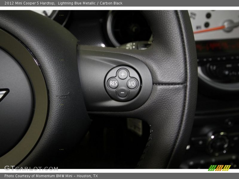 Lightning Blue Metallic / Carbon Black 2012 Mini Cooper S Hardtop