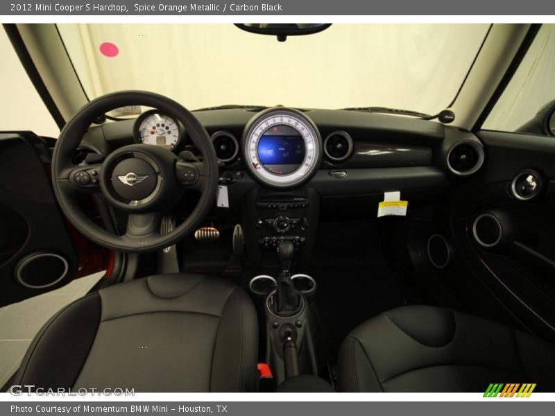 Spice Orange Metallic / Carbon Black 2012 Mini Cooper S Hardtop