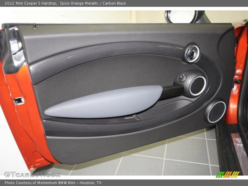 Spice Orange Metallic / Carbon Black 2012 Mini Cooper S Hardtop
