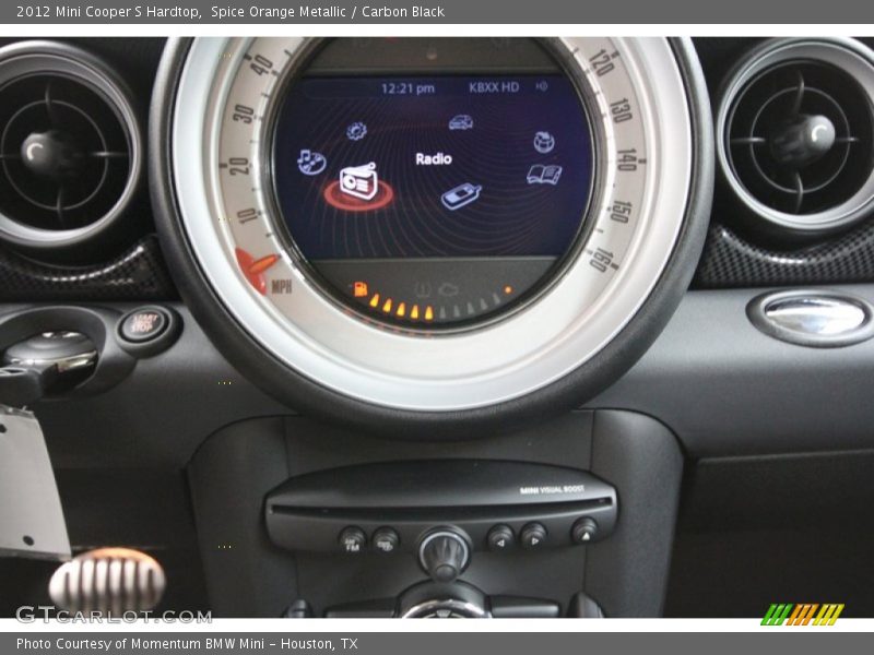 Spice Orange Metallic / Carbon Black 2012 Mini Cooper S Hardtop