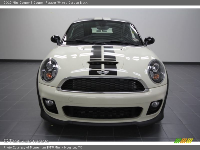 Pepper White / Carbon Black 2012 Mini Cooper S Coupe