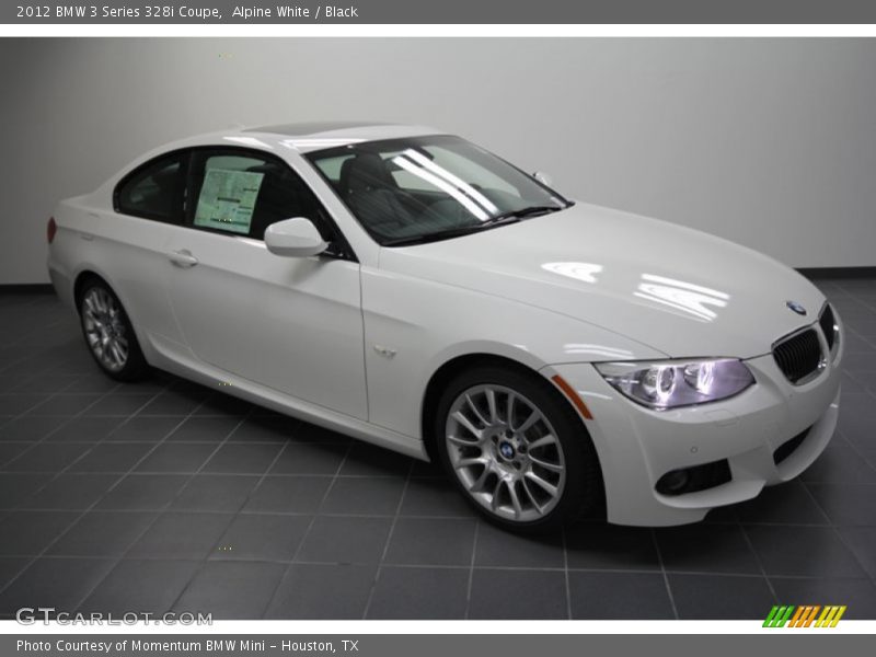 Alpine White / Black 2012 BMW 3 Series 328i Coupe