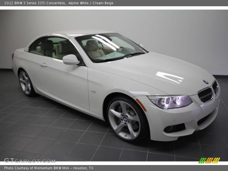 Front 3/4 View of 2012 3 Series 335i Convertible