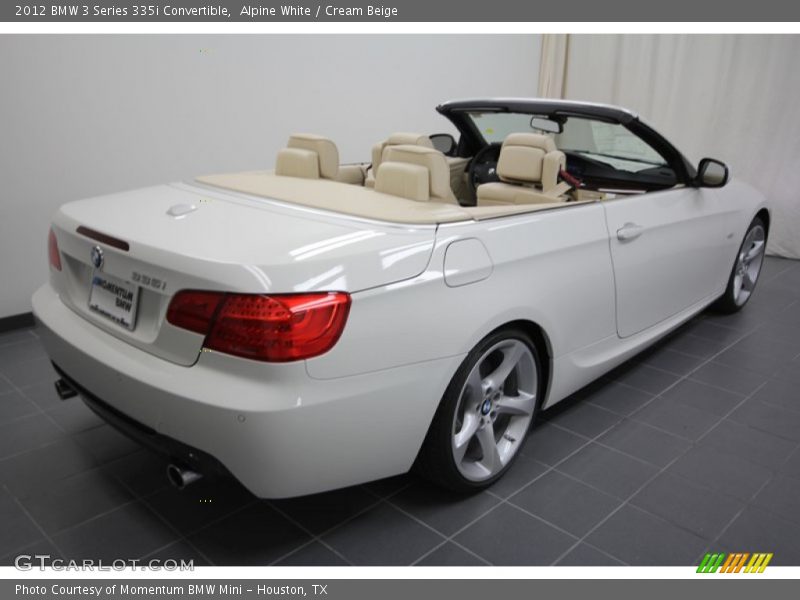 Alpine White / Cream Beige 2012 BMW 3 Series 335i Convertible