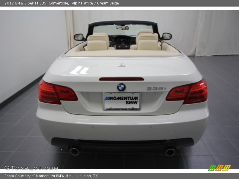 Alpine White / Cream Beige 2012 BMW 3 Series 335i Convertible