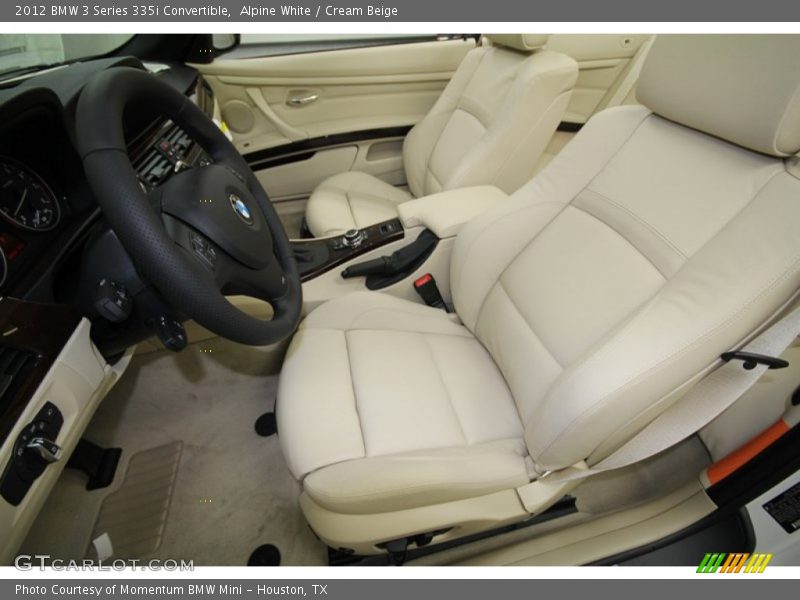 Alpine White / Cream Beige 2012 BMW 3 Series 335i Convertible