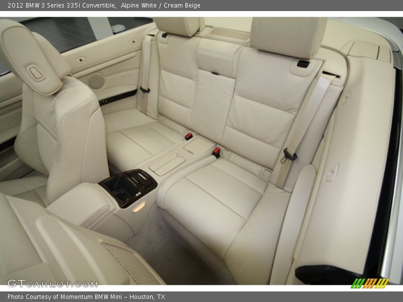 Rear seats - 2012 BMW 3 Series 335i Convertible