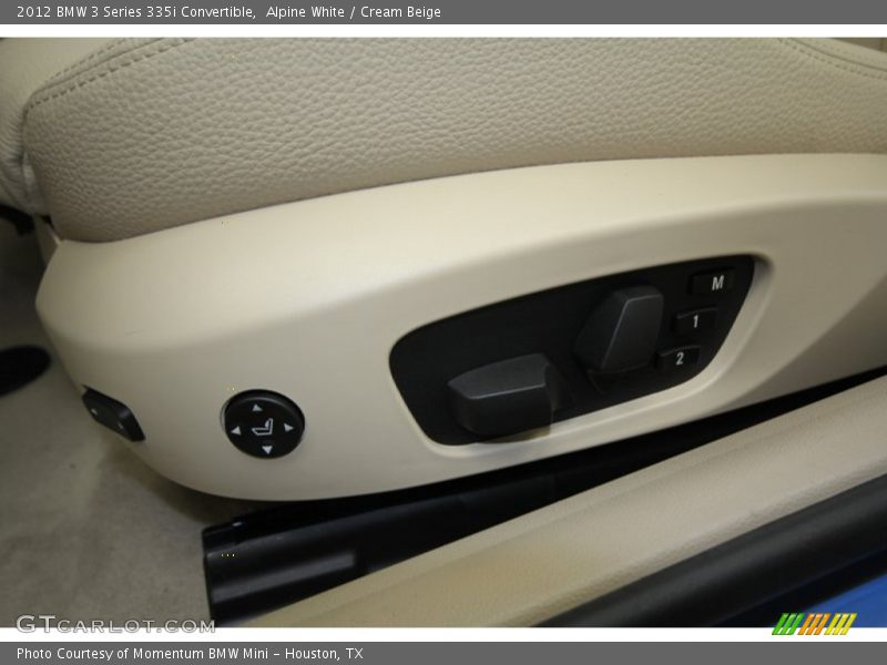 Alpine White / Cream Beige 2012 BMW 3 Series 335i Convertible