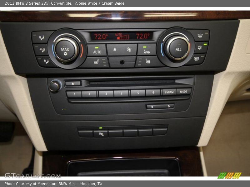 Controls of 2012 3 Series 335i Convertible