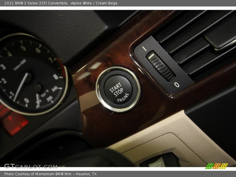 Alpine White / Cream Beige 2012 BMW 3 Series 335i Convertible